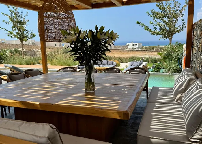 The Nine Graces- Liv, Stunning Views, Pool Villa Kastraki (Naxos)