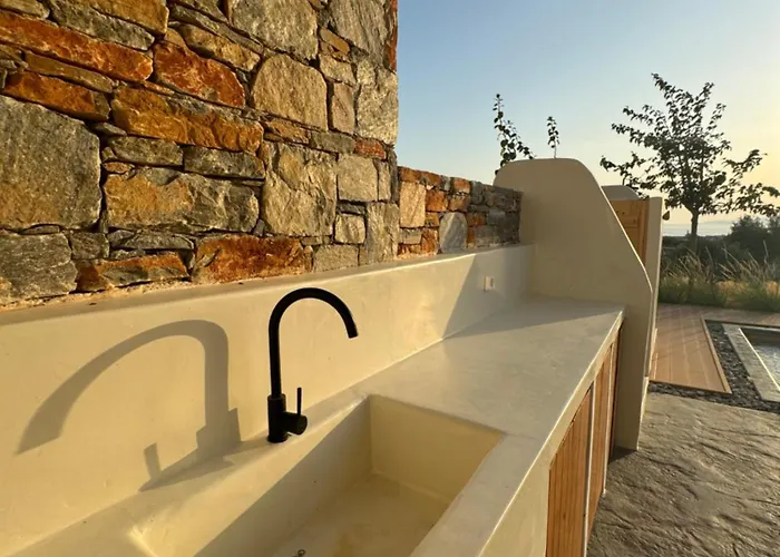 The Nine Graces- Liv, Stunning Views, Pool Kastraki (Naxos)